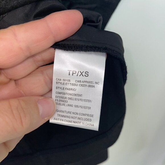 Charlie B Womens Jacket Size Extra Small Faux Black Suede Perfecto Classic - Picture 12 of 13